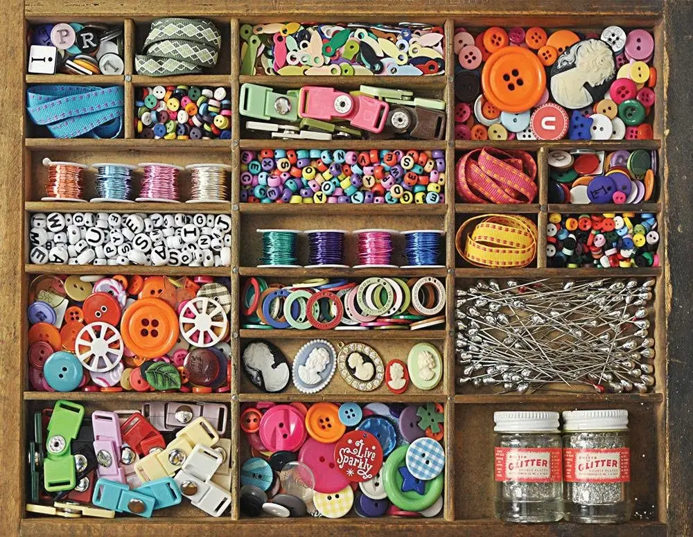 1000 Piece Jigsaw Puzzle The Sewing Box, Multi Learning Toys for Children Educational Toys Wooden Toy Puzzle Box
1000 Piece Jigsaw Puzzle The Sewing Box, Multi Learning Toys for Children Educational Toys Wooden Toy Puzzle Box