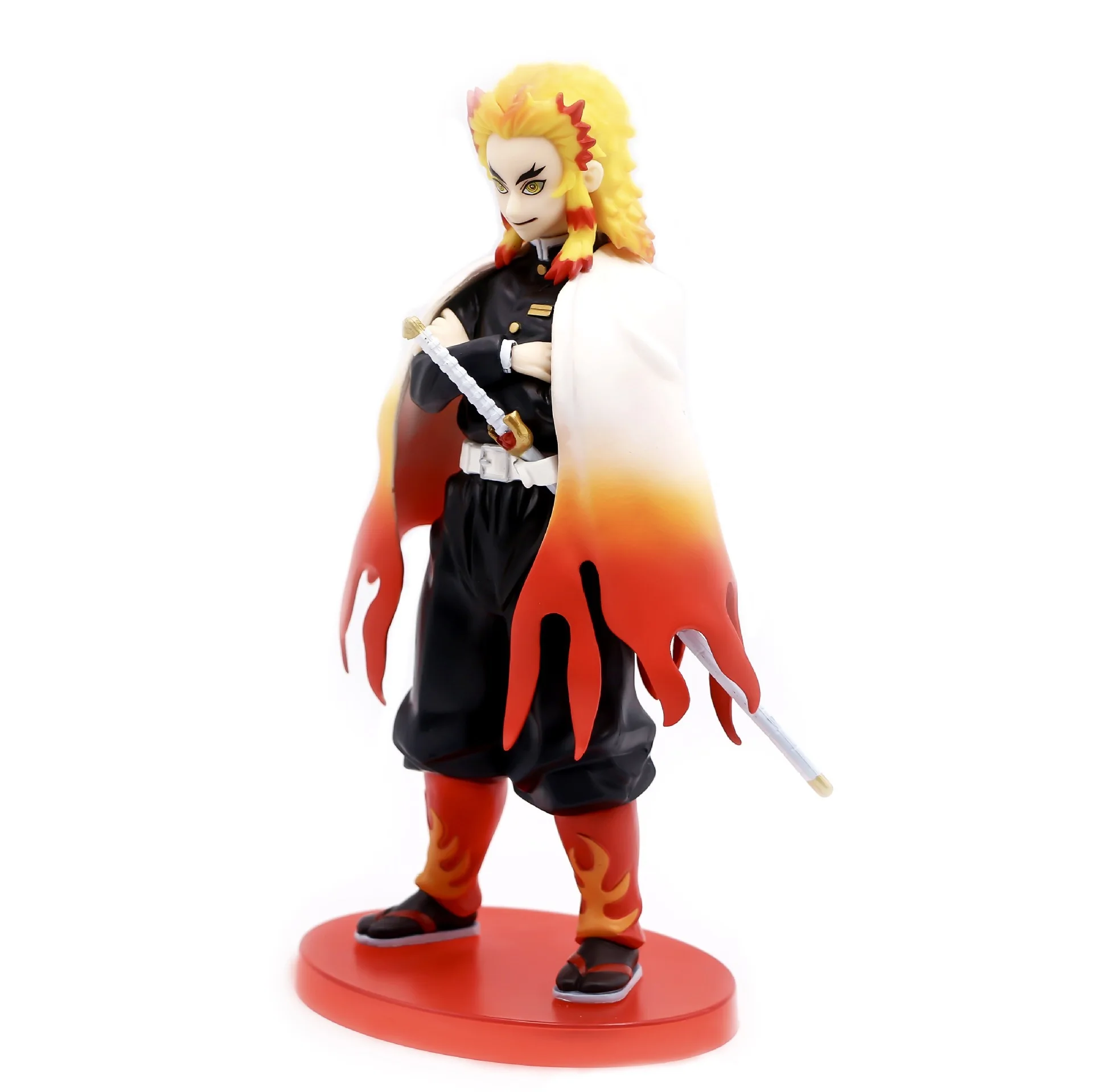 23cm NEW Anime Demon Slayer: Kimetsu no Yaiba Rengoku Kyoujurou Standing Position PVC Action Figure Collection Model Toys Doll
23cm NEW Anime Demon Slayer: Kimetsu no Yaiba Rengoku Kyoujurou Standing Position PVC Action Figure Collection Model Toys Doll