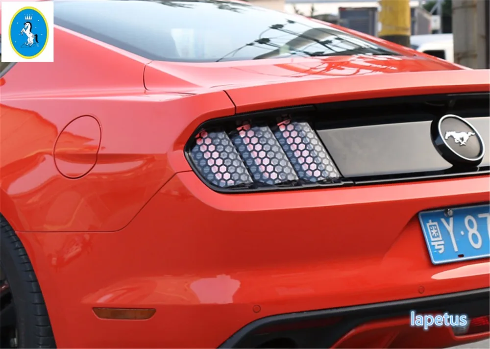 Lapetus Trunk Rear Tail Lights Lamp Film Lamp Cover Paste Honeycomb Trim Fit For Ford Mustang 2015 2016 2017
Lapetus Trunk Rear Tail Lights Lamp Film Lamp Cover Paste Honeycomb Trim Fit For Ford Mustang 2015 2016 2017