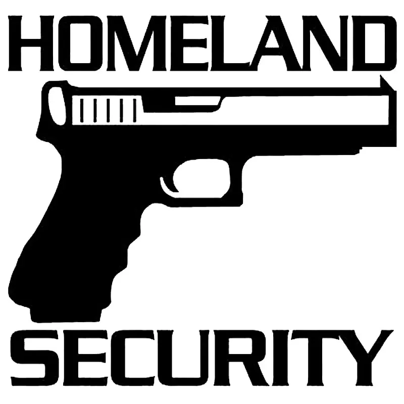 Hot Homeland Security Gun Pistol Home Protection Car Sticker Decals Other Vehicle Car Decorative KK Apply To Car Window window
Hot Homeland Security Gun Pistol Home Protection Car Sticker Decals Other Vehicle Car Decorative KK Apply To Car Window window