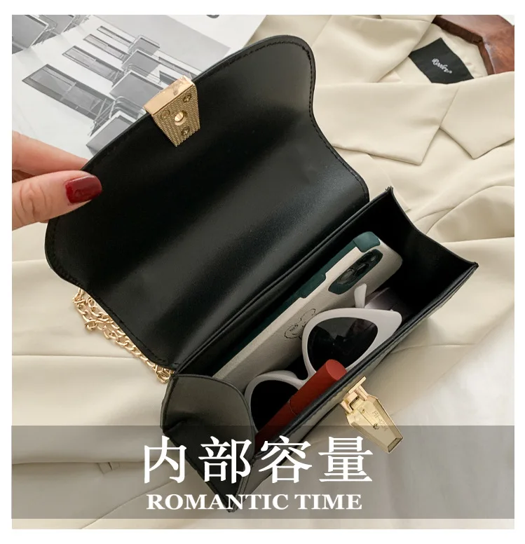 Fashion Bag Female New Classic All-match Lady's Small Square Chain Shoulder Bag Diagonal Crossbody Messenger Bag
Fashion Bag Female New Classic All-match Lady's Small Square Chain Shoulder Bag Diagonal Crossbody Messenger Bag