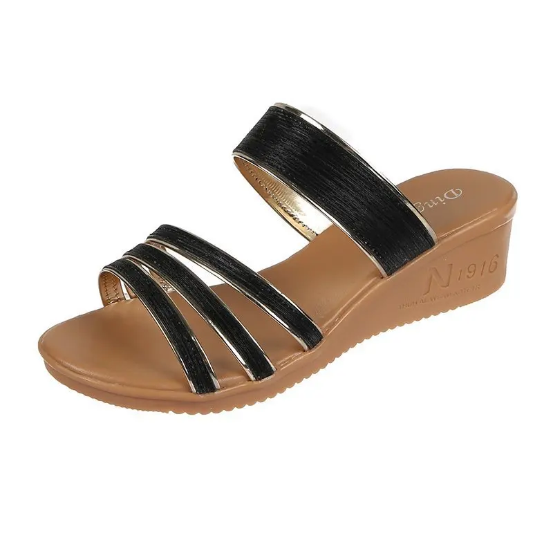 Flat Shoes Female Ladies' Slippers Platform Med Slipers Women Luxury Slides Rubber Flip Flops On A Wedge Low 2021 Designer Hawai
Flat Shoes Female Ladies' Slippers Platform Med Slipers Women Luxury Slides Rubber Flip Flops On A Wedge Low 2021 Designer Hawai