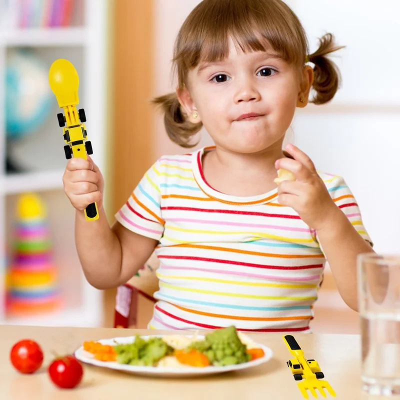 3PCS/Set New Children's Toy Tableware Bulldozer Excavator Shovel Cutlery Kids Tableware Using Materials Tested For Safety
3PCS/Set New Children's Toy Tableware Bulldozer Excavator Shovel Cutlery Kids Tableware Using Materials Tested For Safety