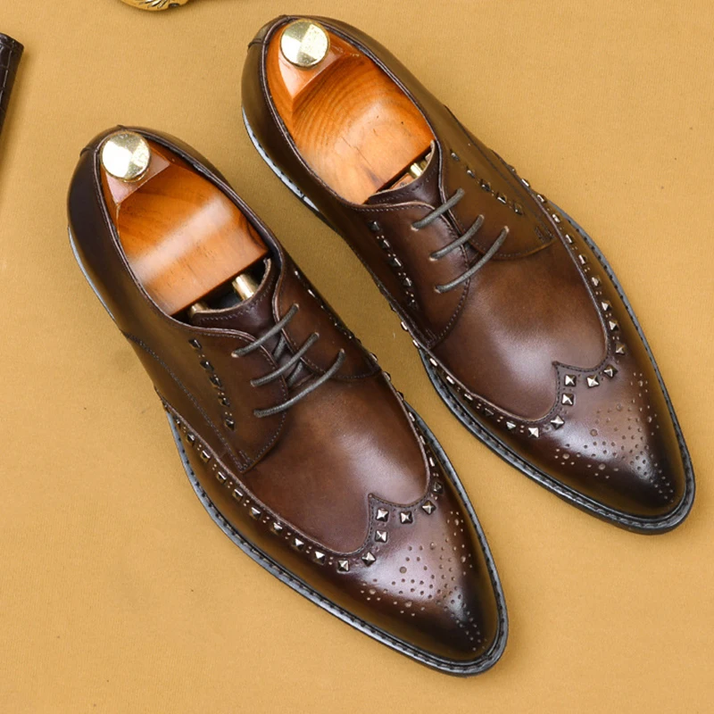 Men leather shoes business dress suit shoes men brand Bullock genuine leather black laces wedding mens shoes
Men leather shoes business dress suit shoes men brand Bullock genuine leather black laces wedding mens shoes
