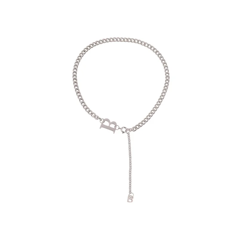 New Korean Fashion Letter B Necklaces Female Cold Simple Style Wild Temperament Short Clavicle Chain for Women Birthday Gifts
New Korean Fashion Letter B Necklaces Female Cold Simple Style Wild Temperament Short Clavicle Chain for Women Birthday Gifts