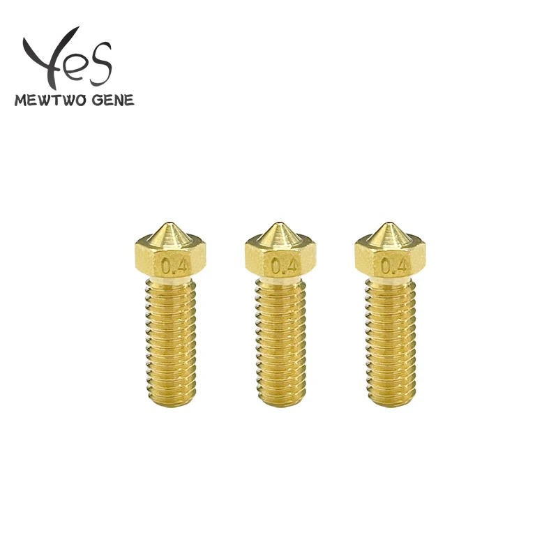10PCS Upgrade Version 3D Printer Hot End Components Brass Vyper E3D V6 Volcano Hotend Nozzle for 1.75mm Filament
10PCS Upgrade Version 3D Printer Hot End Components Brass Vyper E3D V6 Volcano Hotend Nozzle for 1.75mm Filament
