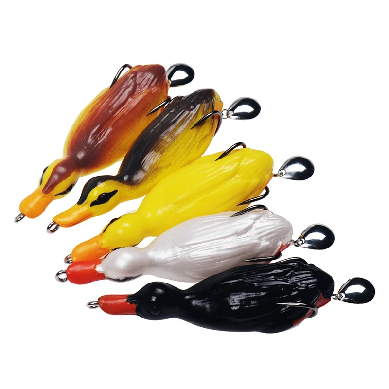Balight Artificial Bait False Duck Topwater Fishing Lure Splashing Feet Hard Fishing Tackle Geer Floating Artificial Plopping 
Balight Artificial Bait False Duck Topwater Fishing Lure Splashing Feet Hard Fishing Tackle Geer Floating Artificial Plopping