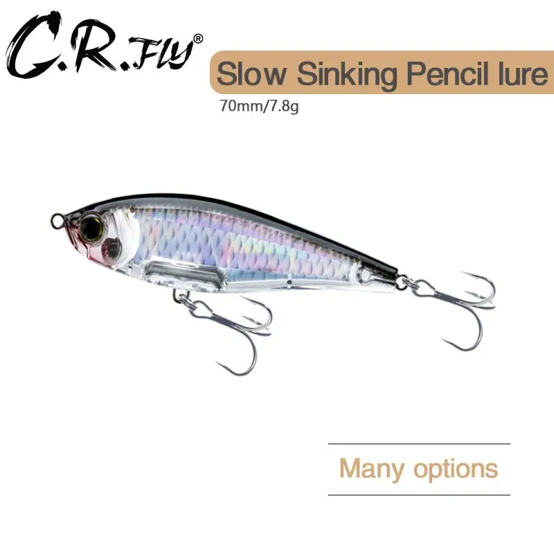 Fishing lure Pencil bait 7g 70mm Slow Sinking stickbait Pencil Bait hard lure Bait fit bass trout pike perch musky seabass 
Fishing lure Pencil bait 7g 70mm Slow Sinking stickbait Pencil Bait hard lure Bait fit bass trout pike perch musky seabass