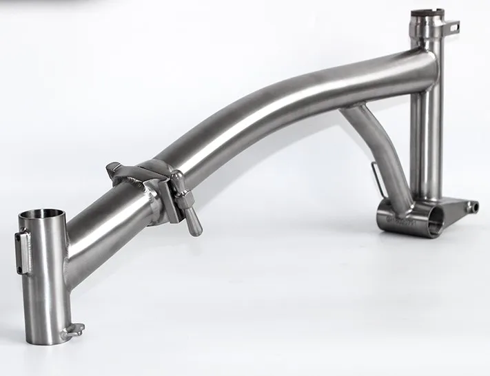 Титановая рама для велосипеда подходит Brompton 16 дюймов легкие запчасти CNC TI3AL2.5V