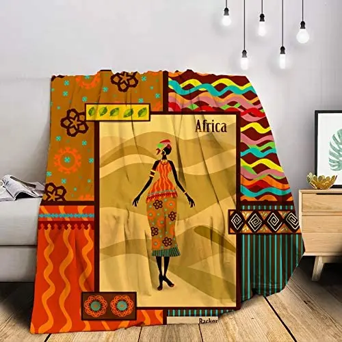 Beautiful African Girl Pattern Throw Blanket Soft and Comfortable Sofa/Bed Blankets
Beautiful African Girl Pattern Throw Blanket Soft and Comfortable Sofa/Bed Blankets