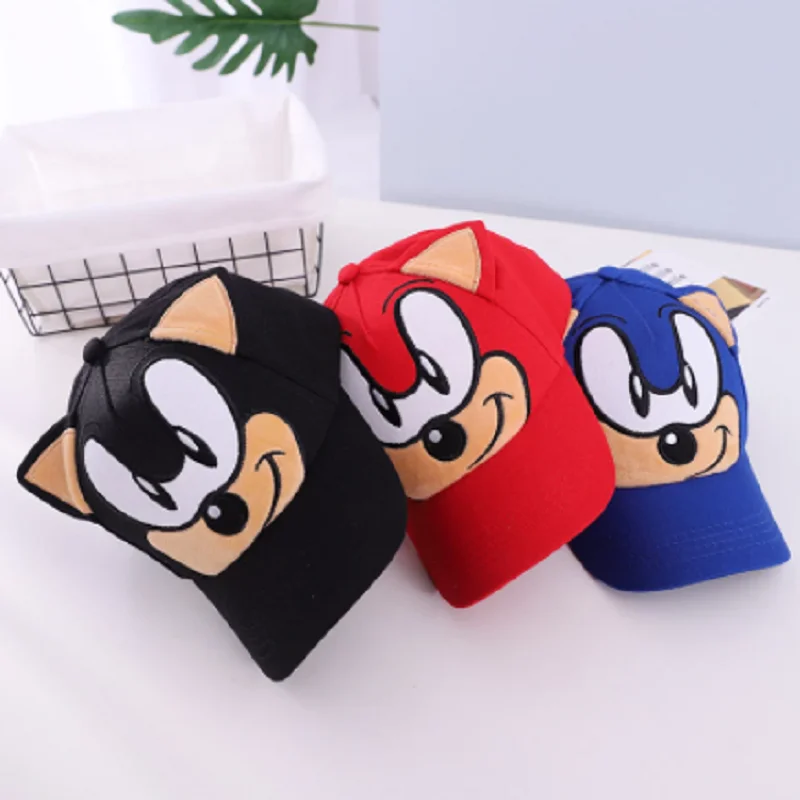Japanese Anime Sonic Game Action Figures Toys Children's Baseball Cap for Girls Boy Sunscreen Baby sport Hat Kid gift toy
Japanese Anime Sonic Game Action Figures Toys Children's Baseball Cap for Girls Boy Sunscreen Baby sport Hat Kid gift toy