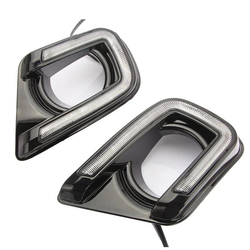 LED Car DRL Daytime Running Light with Fog Lamp Hole Turn Signal Style Relay For FIAT Freemont Dodge Journey 2014 2015 2016
LED Car DRL Daytime Running Light with Fog Lamp Hole Turn Signal Style Relay For FIAT Freemont Dodge Journey 2014 2015 2016
