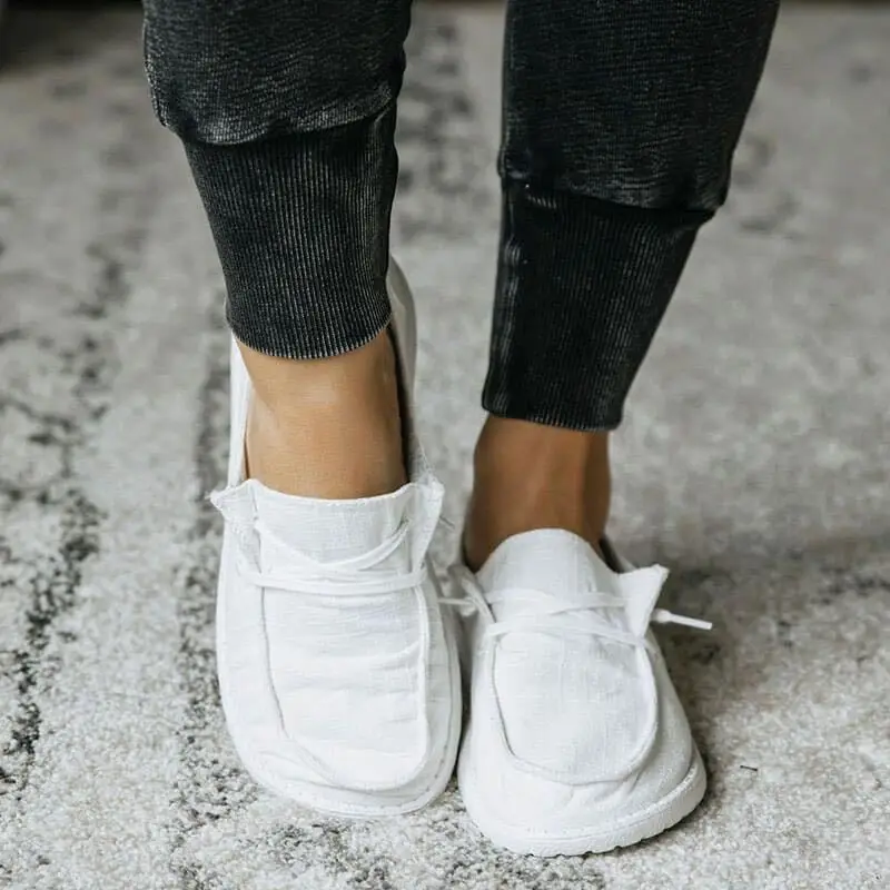 Women Lady Flat Shoes Loafers Lace Up Anti-slip Breathable Casual for Outdoor H9
Women Lady Flat Shoes Loafers Lace Up Anti-slip Breathable Casual for Outdoor H9