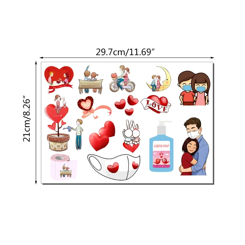 Valentine's Day Love Stickers Valentine's Day Love Graffiti Stickers Waterproof
Valentine's Day Love Stickers Valentine's Day Love Graffiti Stickers Waterproof
