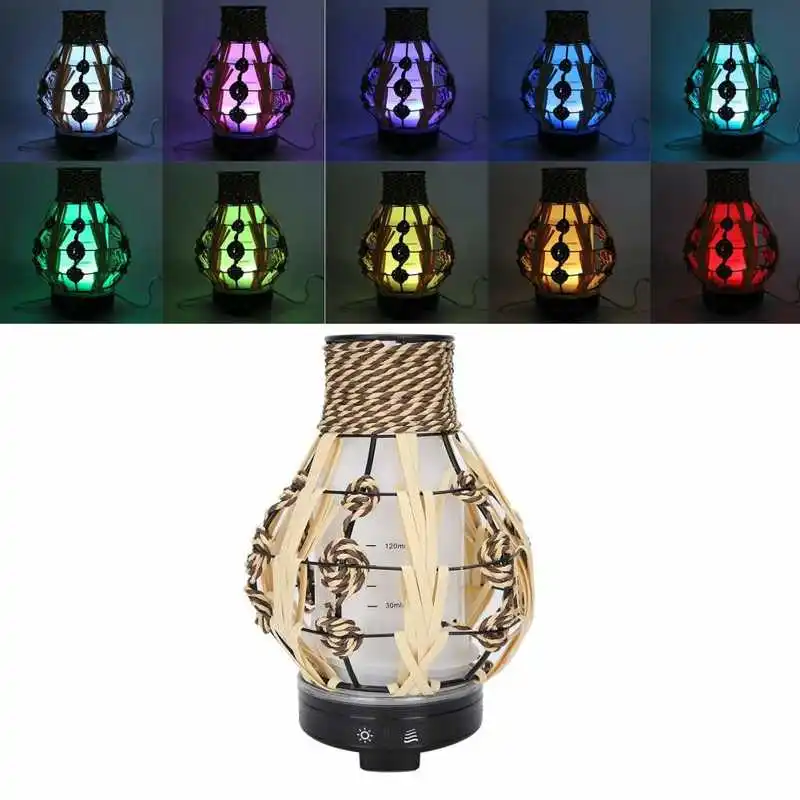 Ultrasonic Mist Maker Hotel Aroma Essential Oil Diffuser Hemp Rope Ball Colorful LED Humidifier EU 100V-240V Humidificadores
Ultrasonic Mist Maker Hotel Aroma Essential Oil Diffuser Hemp Rope Ball Colorful LED Humidifier EU 100V-240V Humidificadores