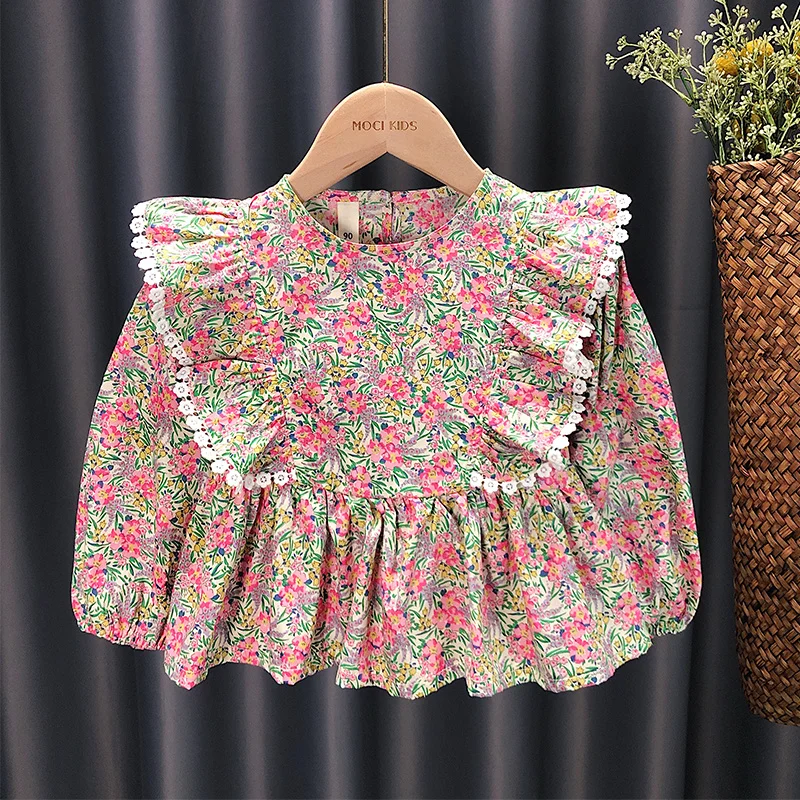 Fashion Kids Clothes Fall Little Girls Costume Flower Lace Long Sleeve Shirt Cute Korean Toddler Children Blouse
Fashion Kids Clothes Fall Little Girls Costume Flower Lace Long Sleeve Shirt Cute Korean Toddler Children Blouse