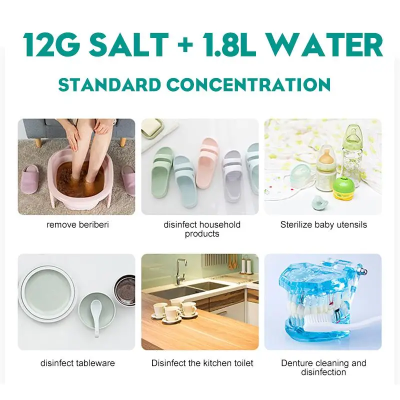 1.5L Portable Hypochlorous Acid Water Making Machine Sodium Hypochlorous Generator Household Disinfectant manufacturing machine
1.5L Portable Hypochlorous Acid Water Making Machine Sodium Hypochlorous Generator Household Disinfectant manufacturing machine