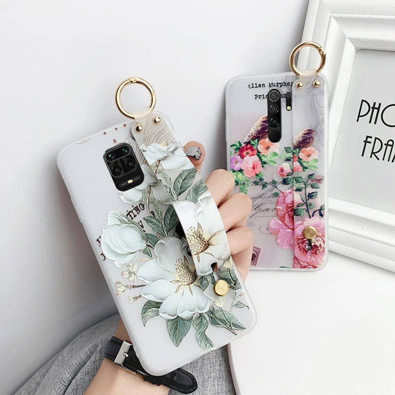 Flower Printing TPU Shockproof Case Hand Strap Silicone Cover For Redmi Note 9 Pro 8 7 Pro 9 9A For Xiaomi Mi 10 Lite A3 Lite
Flower Printing TPU Shockproof Case Hand Strap Silicone Cover For Redmi Note 9 Pro 8 7 Pro 9 9A For Xiaomi Mi 10 Lite A3 Lite