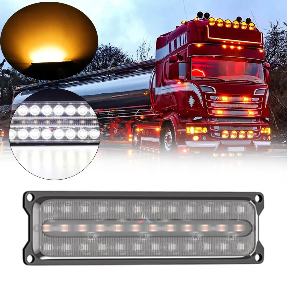 12-24V Emergency Strobe Dynamic Lights Truck Beacon Lamp Taillight Amber & White Grille Light Strip Truck Warning
12-24V Emergency Strobe Dynamic Lights Truck Beacon Lamp Taillight Amber & White Grille Light Strip Truck Warning