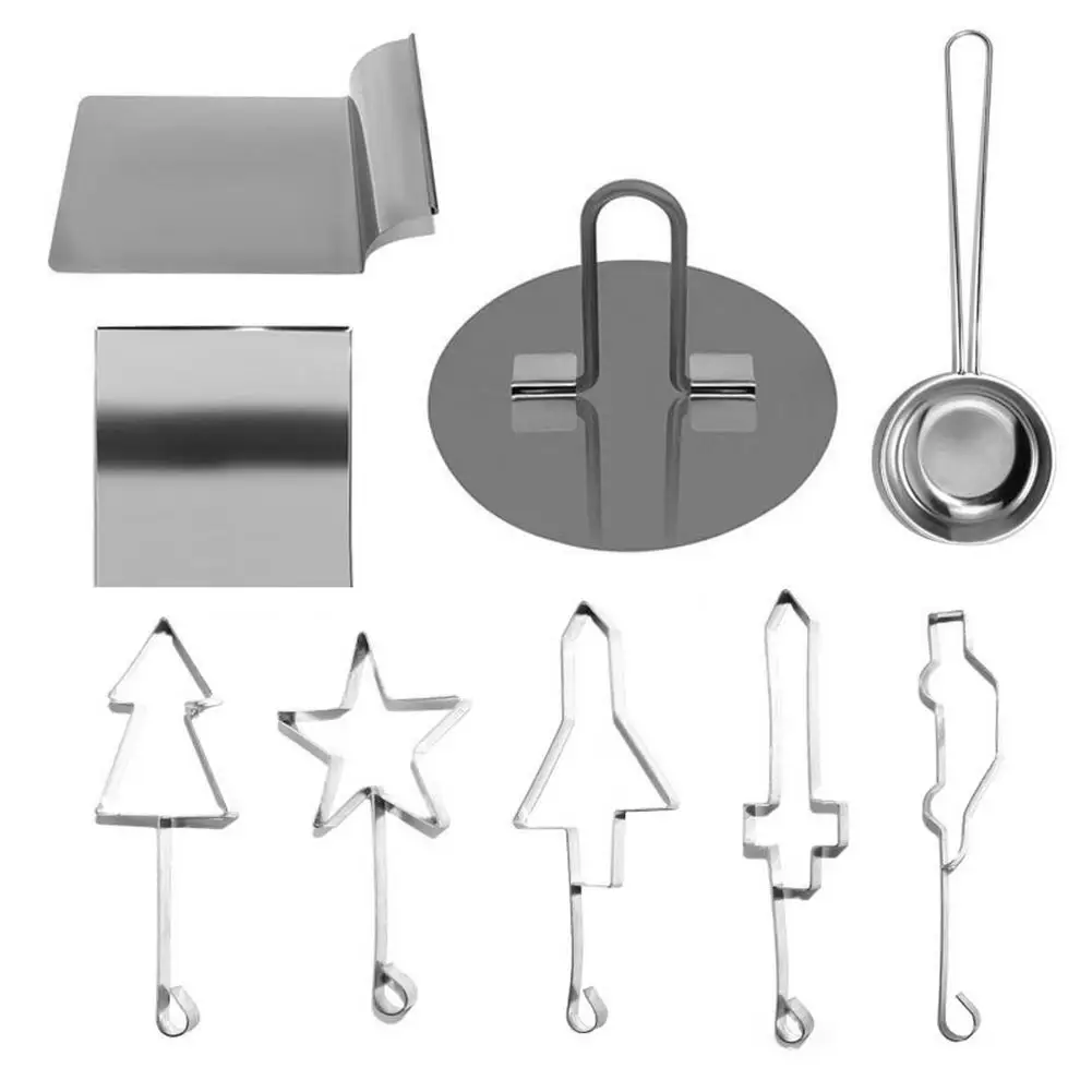 Cookie Mold Kit DIY Mold Kit For Sugar Candy Honeycomb Making 9pcs Stainless Sugar Cookie Baking House Tools For Christmas Hol
Cookie Mold Kit DIY Mold Kit For Sugar Candy Honeycomb Making 9pcs Stainless Sugar Cookie Baking House Tools For Christmas Hol