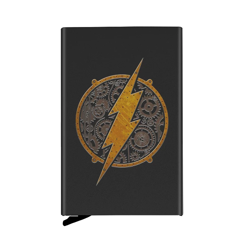 Steampunk Style lightning Card Fully Automatic Men Anti Metal Credit Card Holder Wallet Women Aluminum Case Gift
Steampunk Style lightning Card Fully Automatic Men Anti Metal Credit Card Holder Wallet Women Aluminum Case Gift