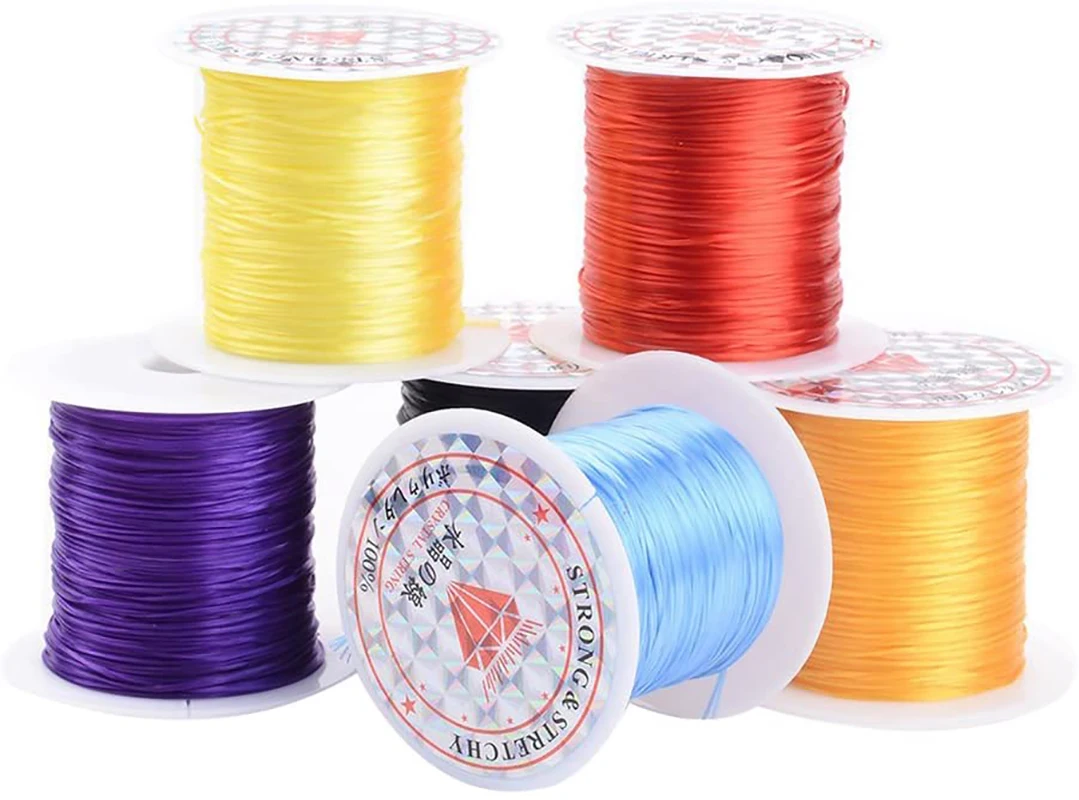 1Roll 0.6mm Nylon Stretchy Elastic Thread Crystal Cord String Strand Beading DIY Craft for Jewelry Making Necklace Charms 60M
1Roll 0.6mm Nylon Stretchy Elastic Thread Crystal Cord String Strand Beading DIY Craft for Jewelry Making Necklace Charms 60M