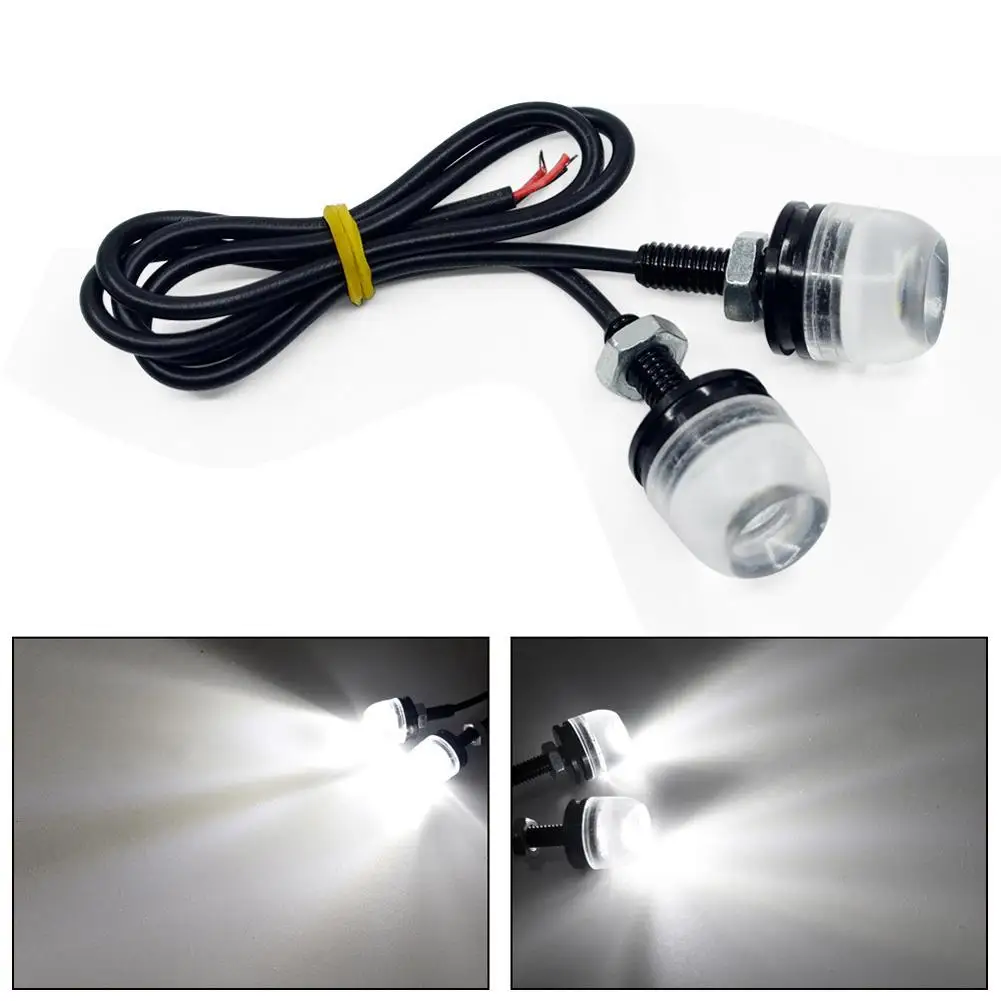 

2pcs LED Reverse Backup Light Eagle Eye 5630 3SMD 1.5W Daytime Running Light Signal Bulb Fog Lamp for Motorcycle Car 12V
