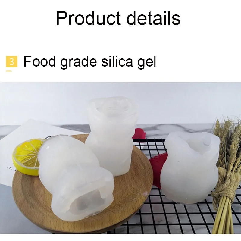 3D Ice Cube Maker Little Bear DogShape Chocolate Mould Tray Ice Cream DIY Tool Whiskey Wine Cocktail Ice Cube Silicone Molds
3D Ice Cube Maker Little Bear DogShape Chocolate Mould Tray Ice Cream DIY Tool Whiskey Wine Cocktail Ice Cube Silicone Molds