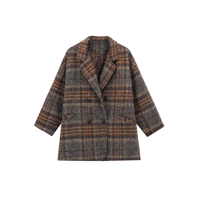 Winter Woman Coats 2020 Autumn Winter New Woolen Coat Korean Version of The Plaid In The Long Coat Large Size Female Jacket
Winter Woman Coats 2020 Autumn Winter New Woolen Coat Korean Version of The Plaid In The Long Coat Large Size Female Jacket