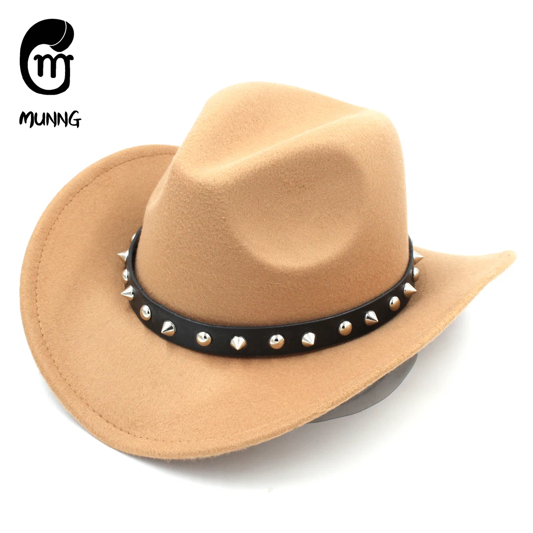 Munng Cute Kids Boys Girls Wool Blend Panama Fedora Fashion Western Cowboy Hat Child Wide Brim Cap
Munng Cute Kids Boys Girls Wool Blend Panama Fedora Fashion Western Cowboy Hat Child Wide Brim Cap