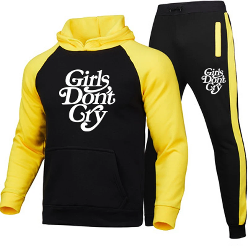Girls Do N'T Cry Fleece Hoodies Men Women 2 Piece Set Streetwear Fleece Jogging Tracksuit Hip Hop Tracksuit Hoodies+Sweatpants
Girls Do N'T Cry Fleece Hoodies Men Women 2 Piece Set Streetwear Fleece Jogging Tracksuit Hip Hop Tracksuit Hoodies+Sweatpants