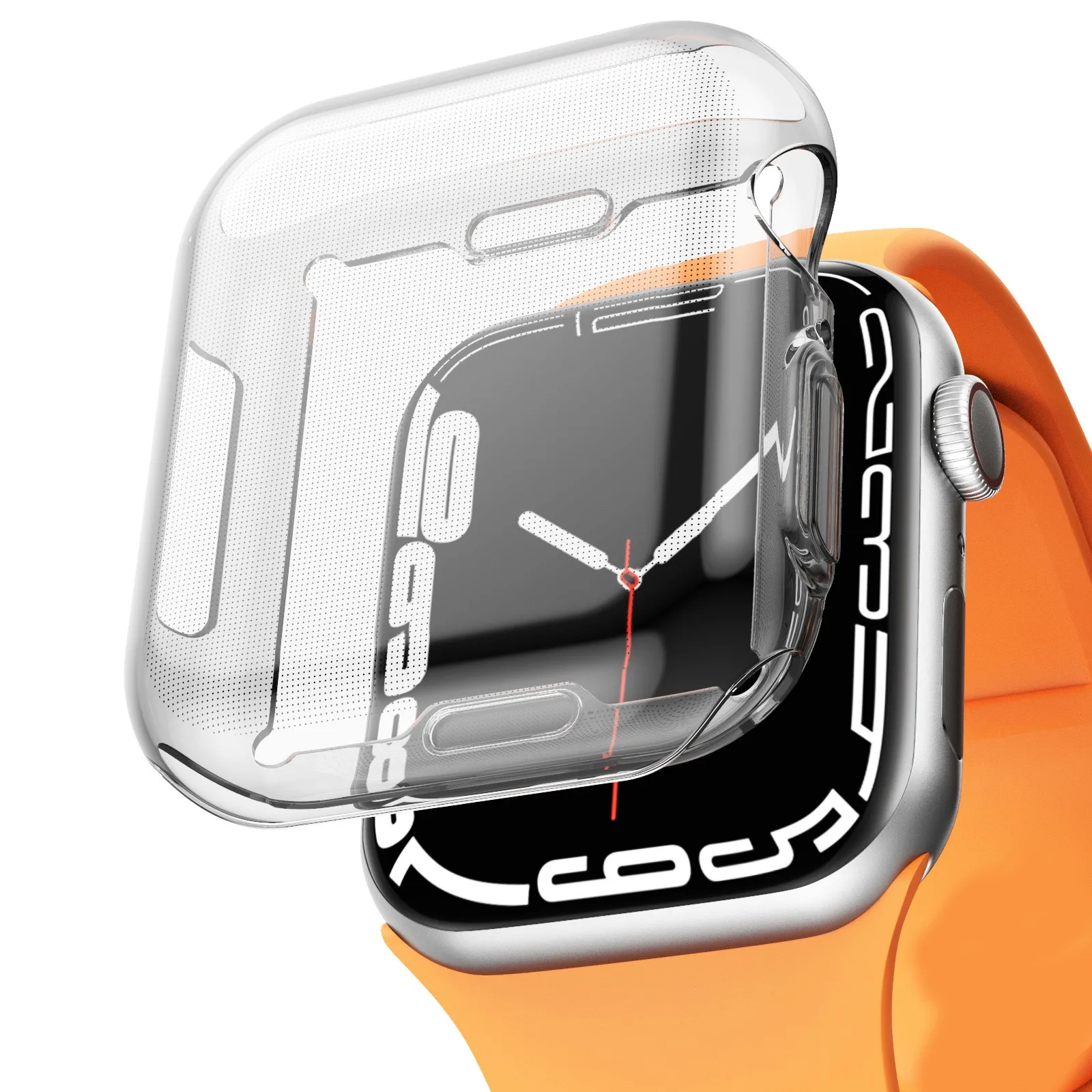 Protective shell For Apple watch case 7 45mm 41mm All-round anti-drop protection glass For series 6 5 4 SE 3 44mm 42mm 40mm 38mm
Protective shell For Apple watch case 7 45mm 41mm All-round anti-drop protection glass For series 6 5 4 SE 3 44mm 42mm 40mm 38mm