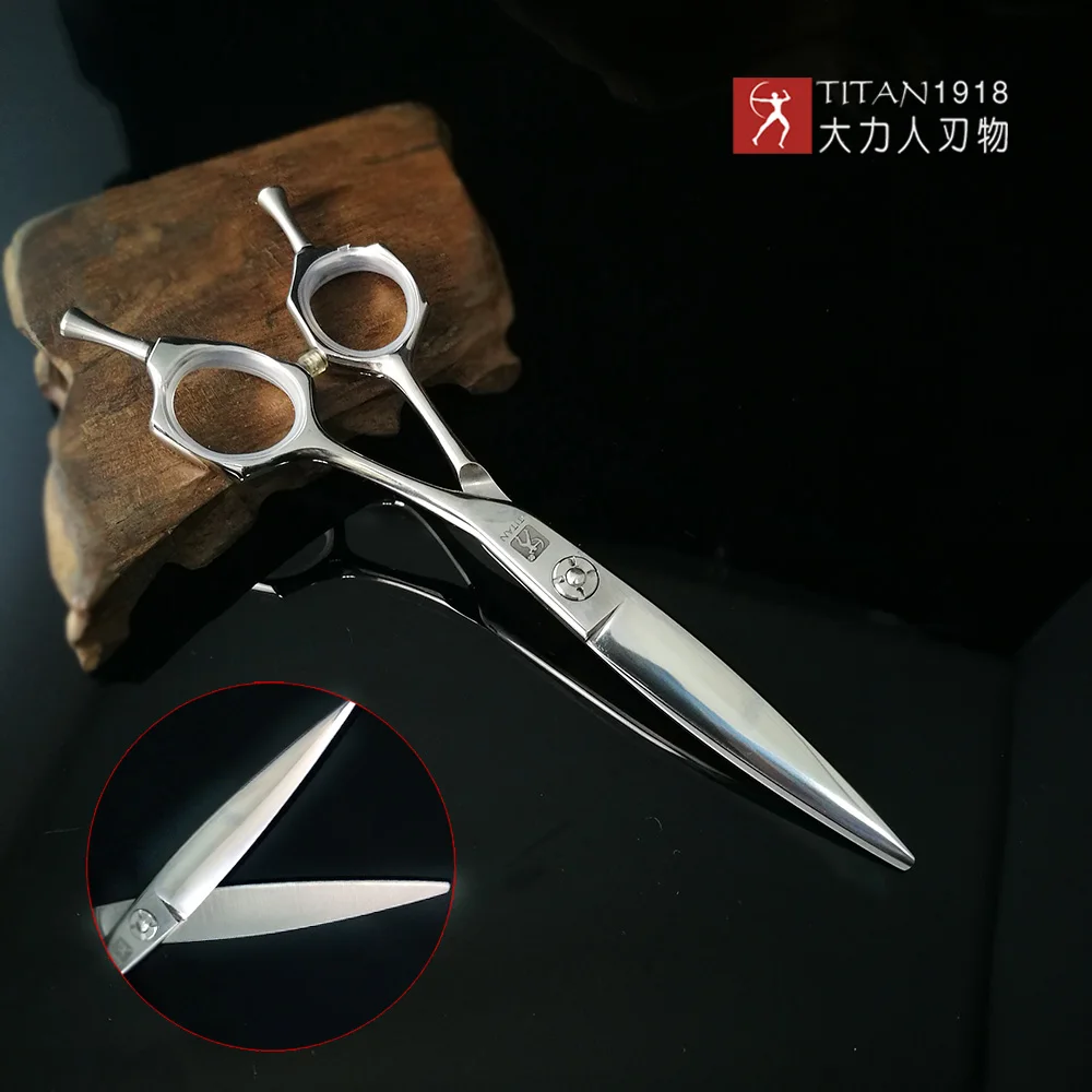 Titan professional barber hairdresser's scissors cut hair scissors Japan steel SUS440C
Titan professional barber hairdresser's scissors cut hair scissors Japan steel SUS440C