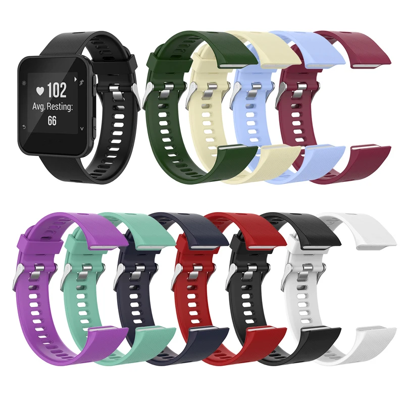 Силиконовый браслет для Garmin Forerunner 35, сменный ремешок для смарт-часов, ремешок для смарт-часов Garmin Forerunner 30/35 Correa
Силиконовый браслет для Garmin Forerunner 35, сменный ремешок для смарт-часов, ремешок для смарт-часов Garmin Forerunner 30/35 Correa