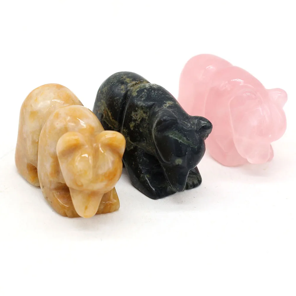 Natural Stone Gems Cute Animal Bear Shape Fluorite Jade Aventurine Home Aquarium Ornaments Decoration Birthday Opening Gifts
Natural Stone Gems Cute Animal Bear Shape Fluorite Jade Aventurine Home Aquarium Ornaments Decoration Birthday Opening Gifts