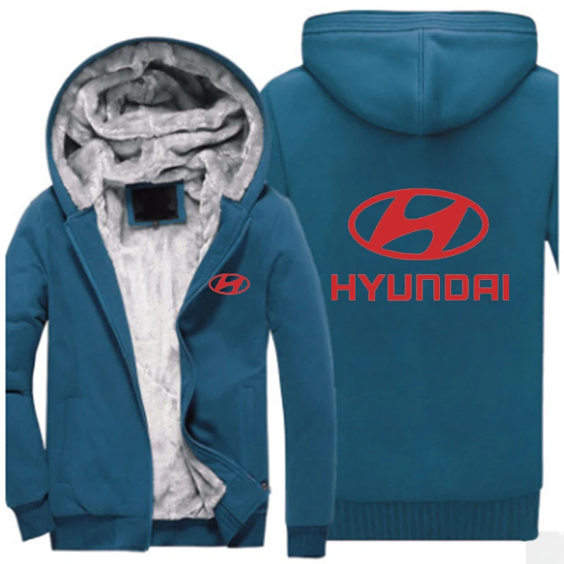 2019 бренд автомобиля hyundai красный логотип модный принт зимняя куртка с капюшоном