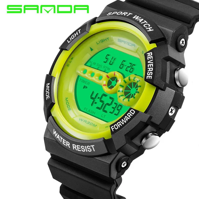 

Militaire Sporthorloge SANDA Heren Horloges Merk Luxe Klok Mannen LED Digitale Waterdichte Outdoor Horloge Relogio Masculino