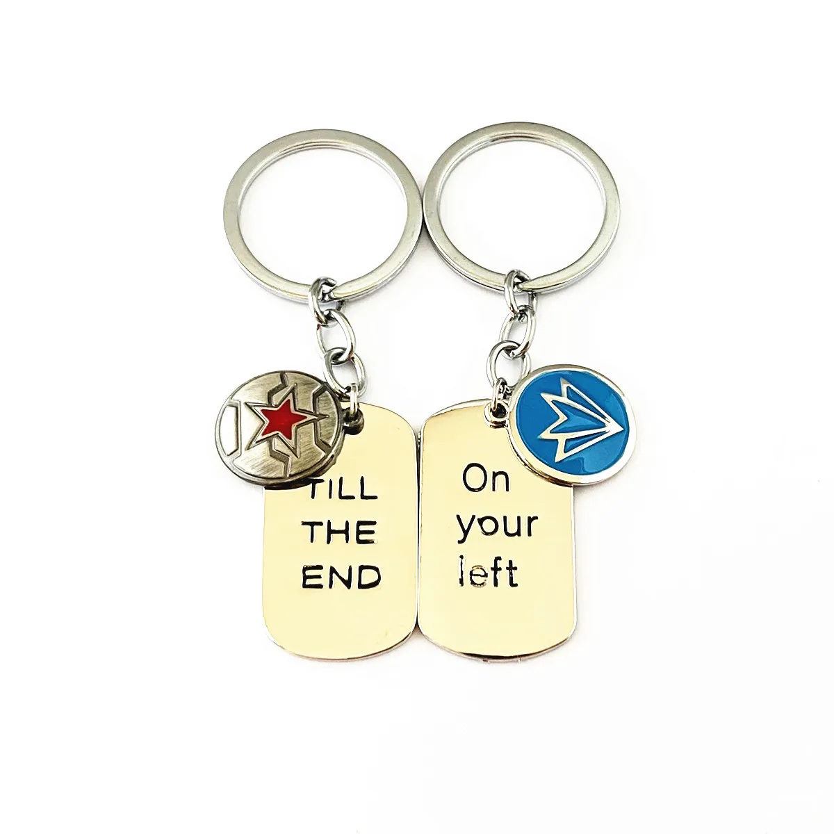 Superhero Winter Soldier Keychain High Quality TV Movie Show Fashion Metal Jewelry Woman/Boy Gift
Superhero Winter Soldier Keychain High Quality TV Movie Show Fashion Metal Jewelry Woman/Boy Gift