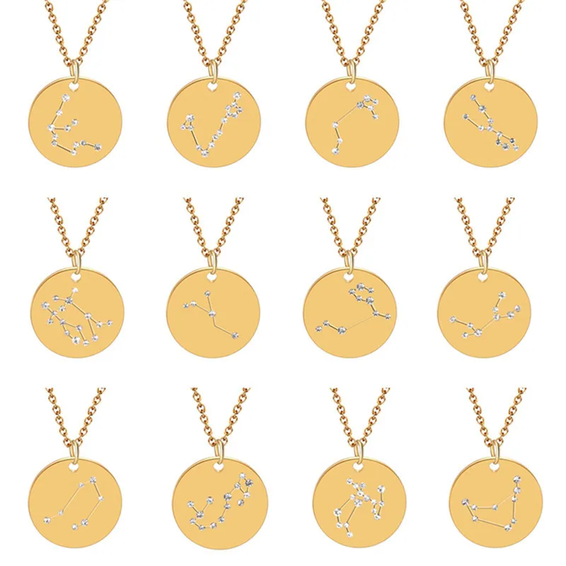 Star Zodiac Sign 12 Constellation Necklaces For Women Men Kids Gold Chain Aries Leo Taurus Gemini Cancer Choker Birthday Gifts
Star Zodiac Sign 12 Constellation Necklaces For Women Men Kids Gold Chain Aries Leo Taurus Gemini Cancer Choker Birthday Gifts