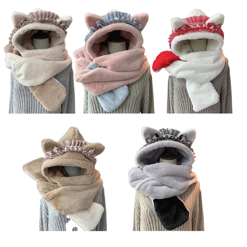 2022 New Sweet Lolita Hat Scarf Gloves Windproof Cat Ear Hood Gift for Women Fall Winter
2022 New Sweet Lolita Hat Scarf Gloves Windproof Cat Ear Hood Gift for Women Fall Winter