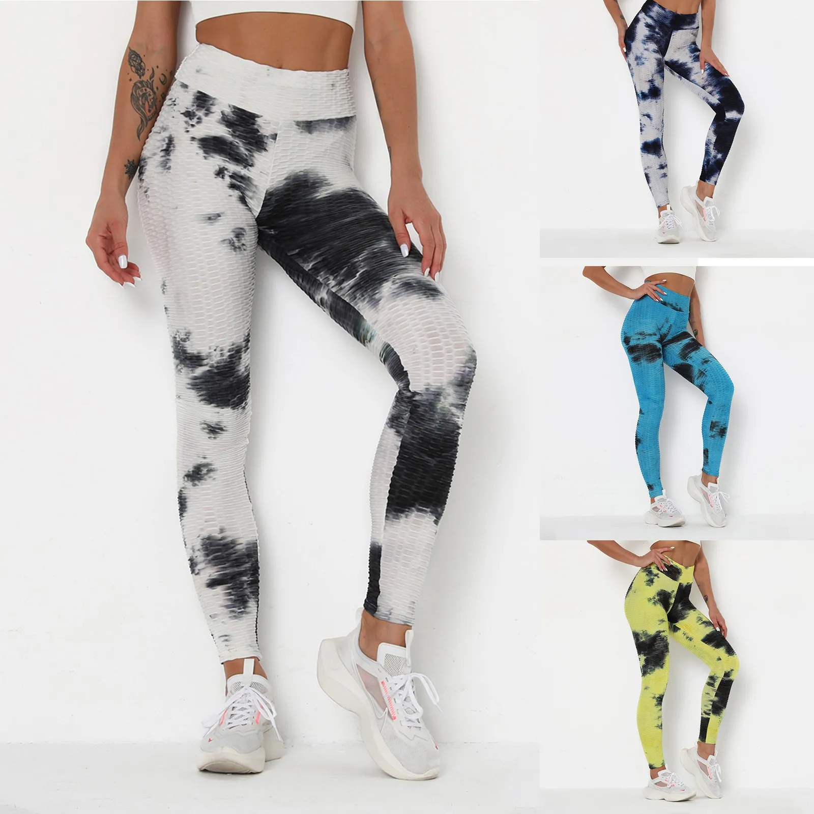Ladies Tie Dyed High Waist Yoga Pants Women Seamless Elastic Tights Hip Lifting Exercise Fitness Leggings A20
Ladies Tie Dyed High Waist Yoga Pants Women Seamless Elastic Tights Hip Lifting Exercise Fitness Leggings A20
