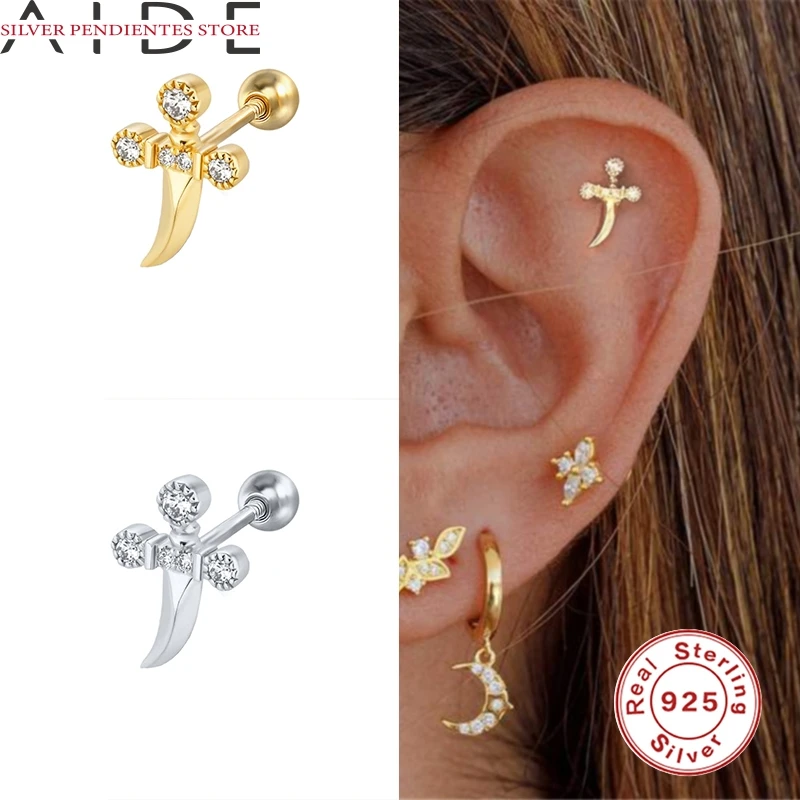 AIDE 1PCS 925 Sterling Silver Diamond Piercing Stud Earrings Women Trend Irregular Skull Snake Pearl Earrings Boucle Doreille
AIDE 1PCS 925 Sterling Silver Diamond Piercing Stud Earrings Women Trend Irregular Skull Snake Pearl Earrings Boucle Doreille