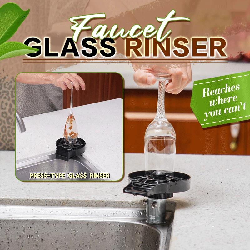 Sueea® Faucet Glass Rinser For Kitchen Sink Bar Glass Rinser Coffee Pitcher Automatic Cup Washer Bottle Rinser Wash Cup Tool
Sueea® Faucet Glass Rinser For Kitchen Sink Bar Glass Rinser Coffee Pitcher Automatic Cup Washer Bottle Rinser Wash Cup Tool