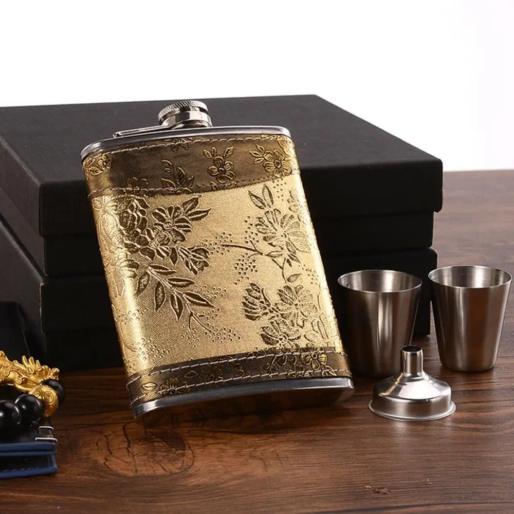 Hot Sales!! 8oz Portable Liquor Whiskey Pocket Bottle Hip Flask Funnel Cup Gift Box Set
Hot Sales!! 8oz Portable Liquor Whiskey Pocket Bottle Hip Flask Funnel Cup Gift Box Set