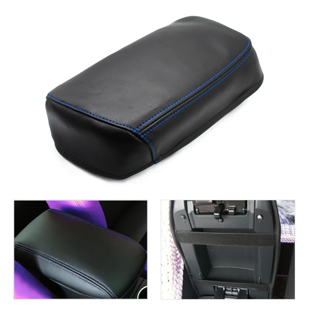 Car-Styling Center Control Armrest Box Skin Cover Black Microfiber Leather With Blue Stitching For Toyota Rav4 RAV 4 2006-2012
Car-Styling Center Control Armrest Box Skin Cover Black Microfiber Leather With Blue Stitching For Toyota Rav4 RAV 4 2006-2012