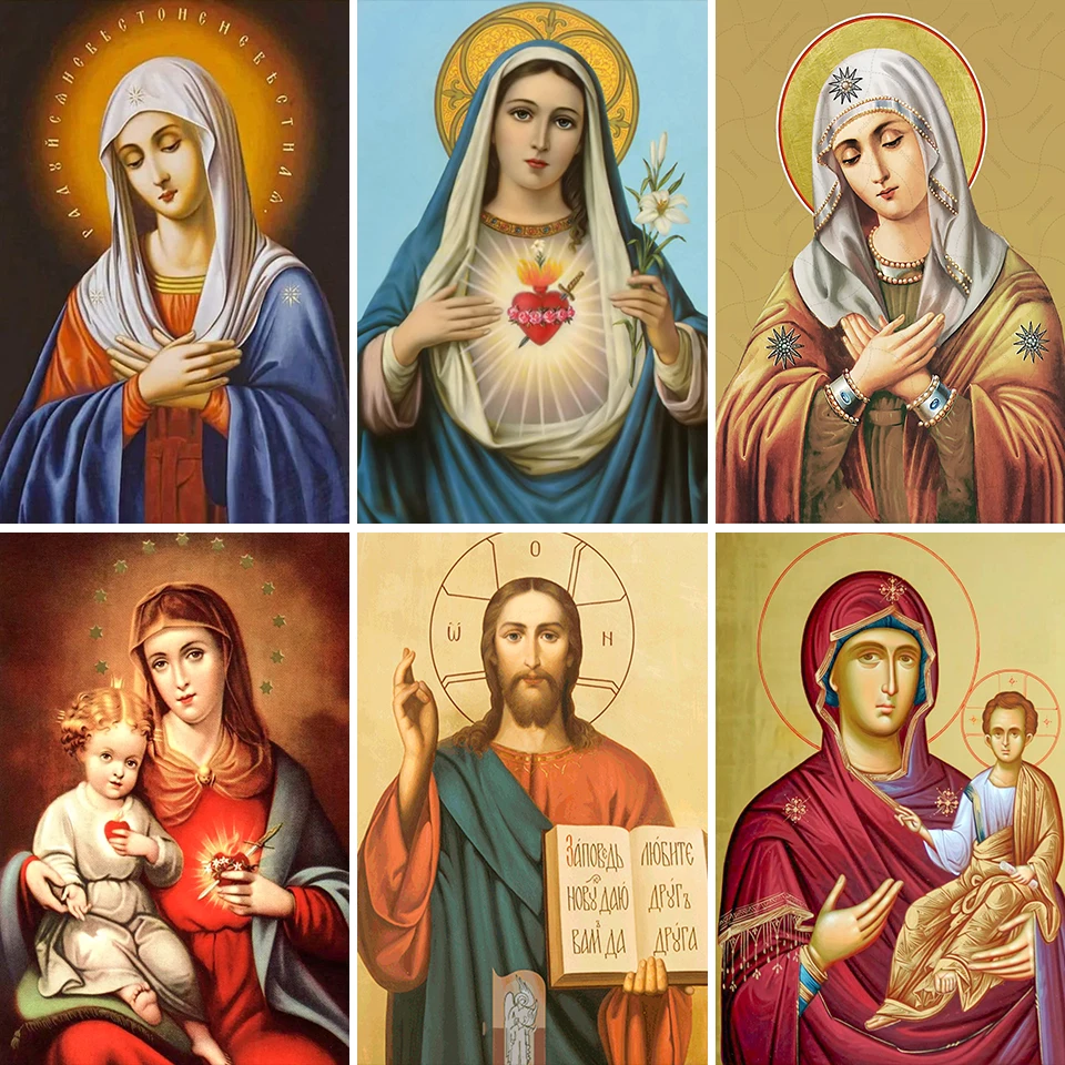 Sale 5D DIY Diamond Painting Portrait Religion Cross Stitch Kit Full Square Embroidery Mosaic Art Picture of Rhinestones Decor
Sale 5D DIY Diamond Painting Portrait Religion Cross Stitch Kit Full Square Embroidery Mosaic Art Picture of Rhinestones Decor