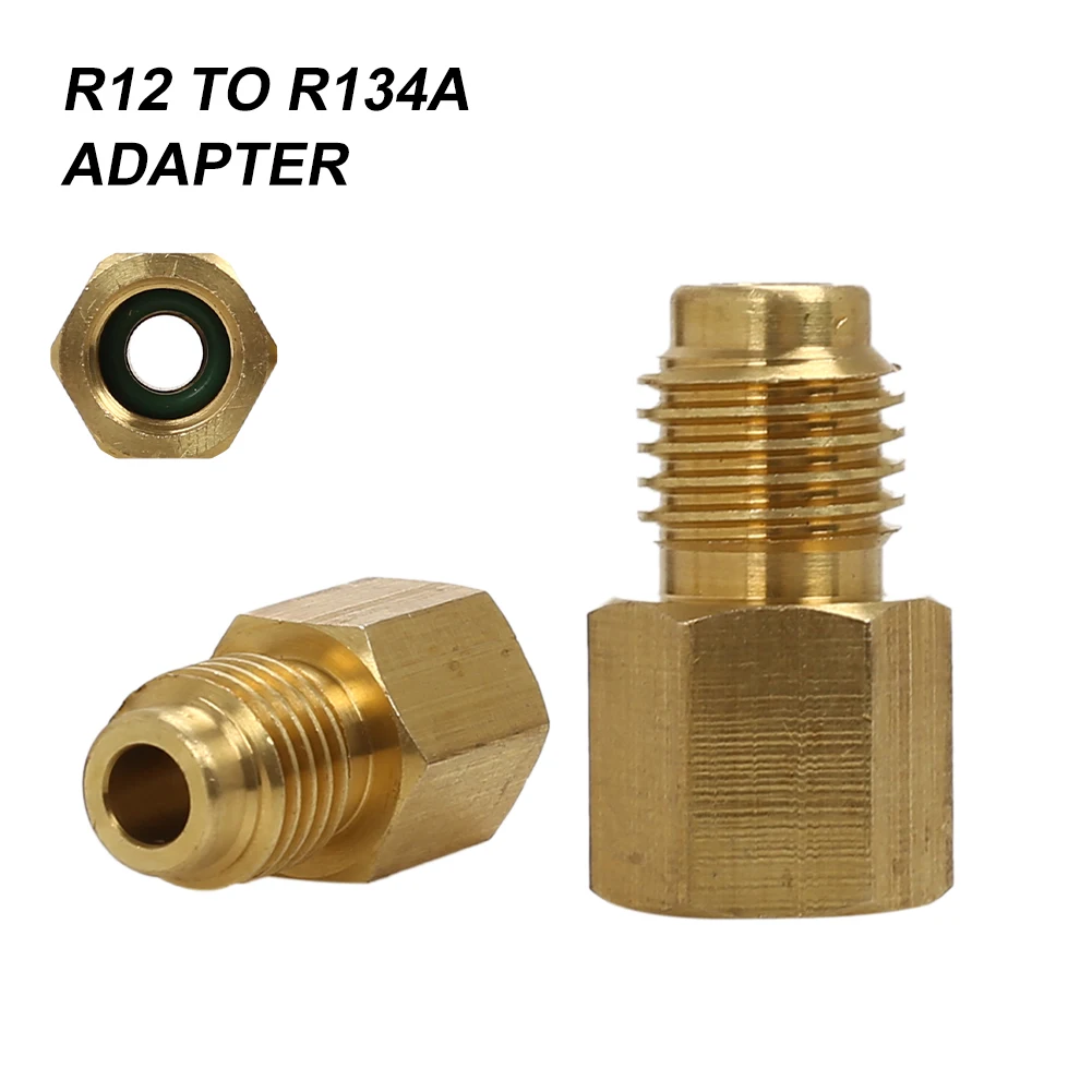 R12 To R134a R134a To R12 Adapter Kit 1/4 Female Flare 1/2 Acme Male Auto Car Air Conditioner Refrigerant Adapter Safety Valve
R12 To R134a R134a To R12 Adapter Kit 1/4 Female Flare 1/2 Acme Male Auto Car Air Conditioner Refrigerant Adapter Safety Valve