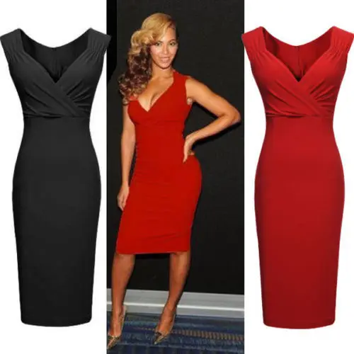 Women Red Dress Bodycon Sleeveless Ladies Party Dresses Black Sexy Sleeveless Summer Costume Size 6-14
Women Red Dress Bodycon Sleeveless Ladies Party Dresses Black Sexy Sleeveless Summer Costume Size 6-14
