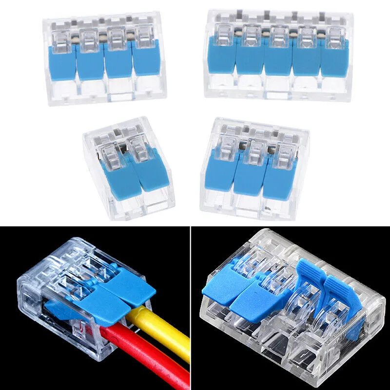 20Pcs Fast Wire Connectors Compact Wiring Connector Push-in Terminal BlockXIciHH PCT-412 PCT-413 PCT-414 Push-in Terminal Block
20Pcs Fast Wire Connectors Compact Wiring Connector Push-in Terminal BlockXIciHH PCT-412 PCT-413 PCT-414 Push-in Terminal Block