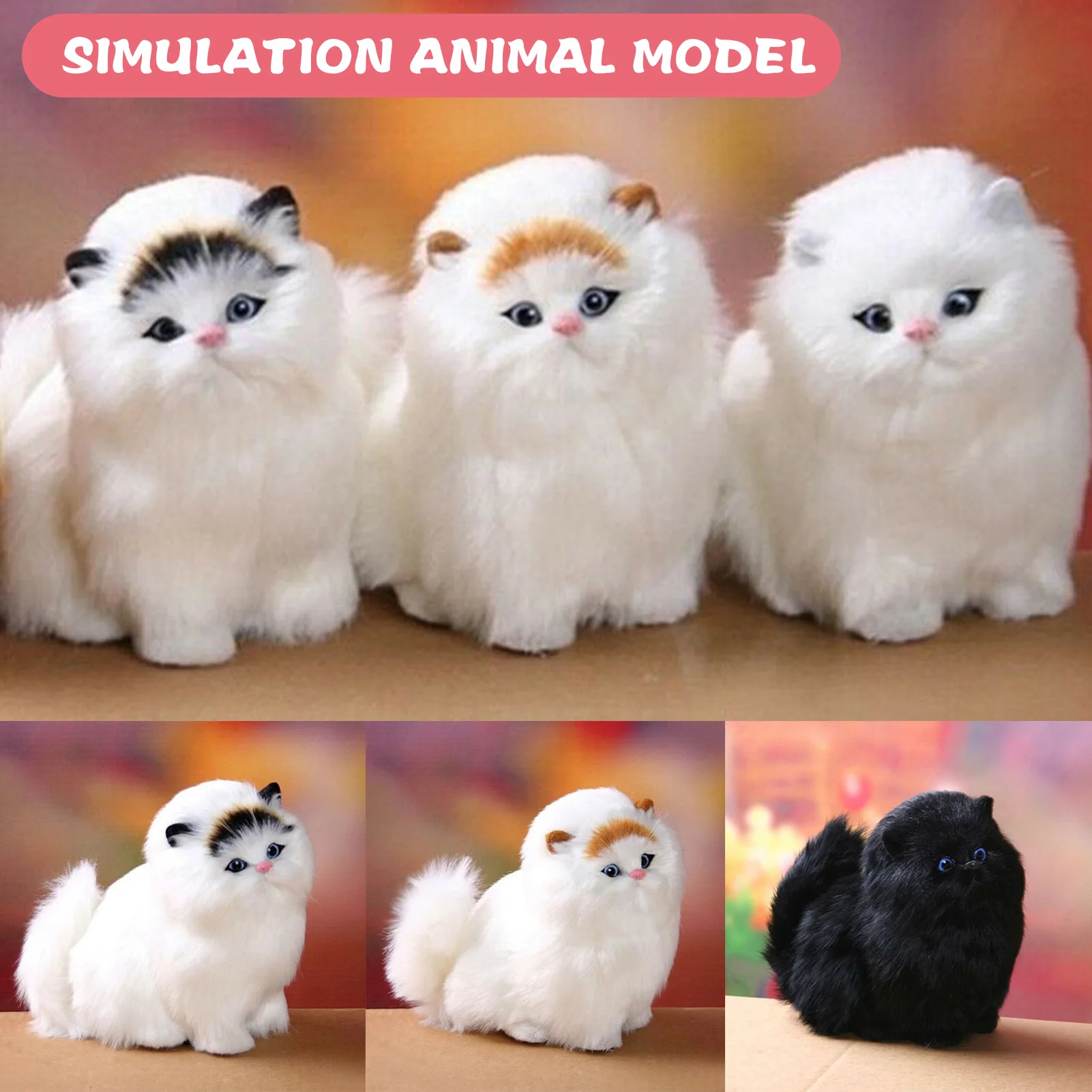 16cm Realistic Sounding Cat Shape Plush Toys Simulation Stuffed Animal Cuddly Doll Toy Gift for Kids Children GHS99
16cm Realistic Sounding Cat Shape Plush Toys Simulation Stuffed Animal Cuddly Doll Toy Gift for Kids Children GHS99